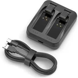 SRAM AXS/eTap 배터리용 FGIEU 2포트 충전기. (USB-C 전원 코드 포함)