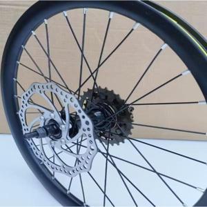 알루미늄 합금 산악 자전거 휠 20 26인치 이중 레이어 원형 디스크 앞뒤 림 세트