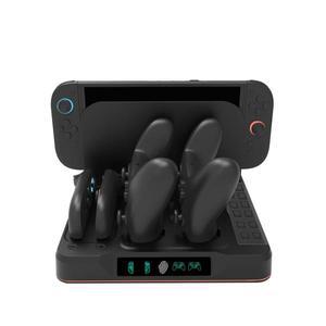 스위치 2세대 콘솔 충전 독 NS2 PRO 컨트롤러 스탠드 (RGB 조명 포함)