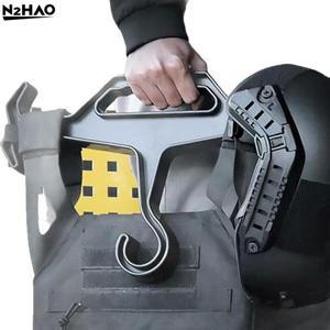 1PCS 의류 걸이 헤비 듀티 행거 헌팅 전술 조끼 걸이 다이빙 슈트 페인트볼 에어소프트 장비 디스플레이 랙