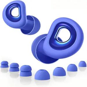 수면 시 50dB 소음 제거용 이어 플러그 7가지 팁 콘서트 감소를 위한 0.1온스 울트라컴포트 사이드 슬