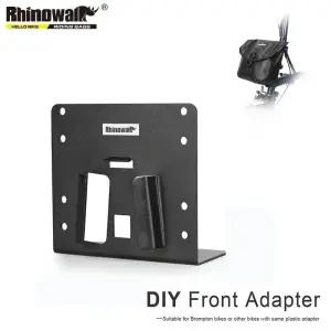 자전거 안장 짐받이 가방 배달 캐링백 Rhinowalk 어댑터 프론트 백 캐리어 블록 Brompton 접이식 S백 바구