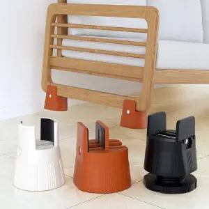 높이조절발 의자 책상 부목형 리프트 패드 가구 다리용 방습 충격 방지 높이 높이기 위한 테이블의자의자