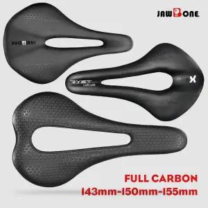 자전거뒷안장 Jawbone 자전거 안장 초경량 탄소 5D 6D 7D 143mm 150mm 155mm 가죽 MTB 도로 좌석 쿠션 사이