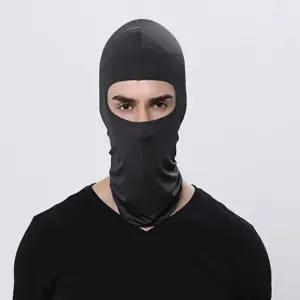 노가다마스크 골프 얼굴가리는 파크골프햇빛가리개 자외선차단 안면두건 블랙