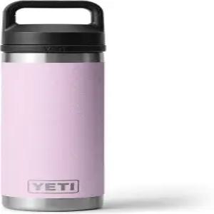 예티 램블러 18온스 병 진공 단열 누수 방지 처그 캡이 있는 스테인리스 스틸 벚꽃