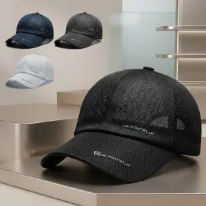 스포츠캡 남녀공용 초경량 통풍 메쉬 볼캡 땀흡수 조절밴드 야외활동 러닝 등산