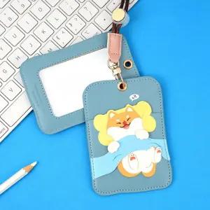 가죽 교통 케이스 출입증 명찰목걸이 카드 사원증 목걸이줄