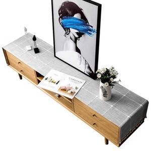 거실장 덮개 티비다이 TV 꽃무늬 사각 35x180cm 캐비닛120 140cm 티비