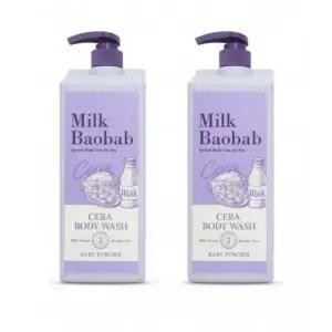 밀크바오밥 세라 바디워시 베이비파우더 1.2L x 2개