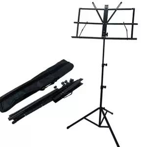 휴대용 보면대 경량 이동식 악보대 접이식 보면대 받침대 삼각대 스탠드 원터치