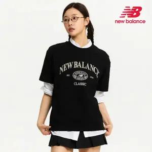 [뉴발란스] 국내매장판 공용 헤리티지 반팔티 블랙 NBNEE21113-19