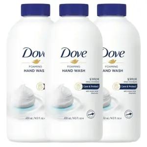 도브 포밍 핸드워시 딥 모이스처 리필 430ml 3개