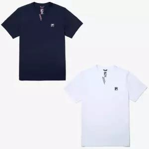 공용 기능성 테니스 헨리넥 피케 반팔 티셔츠 FS2RSG2322X