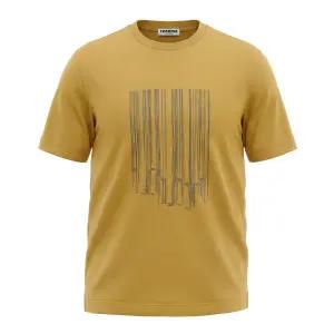 [레노마 옴므]레노마 면 시티라인 드로잉티셔츠 머스터드 ROJMTT72A