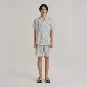 [오르시떼](강남점) 남성 H140 미니까미유 반소매 파자마 세트