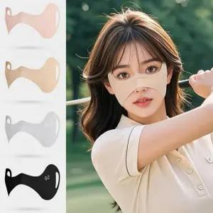 광대뼈집중 날개 자외선차단쿨마스크 야외스포츠 기미방지 햇빛차단 쿨링 골프 하프마스크 광대 안면 여름