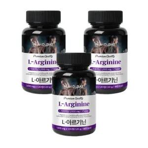뉴트리디데이 L 아르기닌 1000mg x 120정, 3개