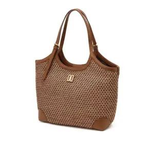 [갤러리아] DCBA6E087W2 닥스 브라운 DD로고 가죽 숄더백