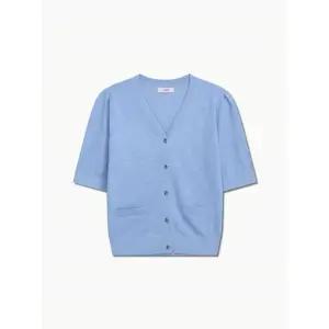 [갤러리아] 메탈사 글리터  반팔가디건