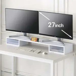 [무료배송] 디엔데코 카치누 1100 서랍형 듀얼 모니터 받침대