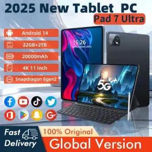 게임용태블릿 202 신형 오리지널 글로벌 태블릿 PC 패드 7 프로 울트라 스냅드래곤 8gen3 안드로이드 14 HD
