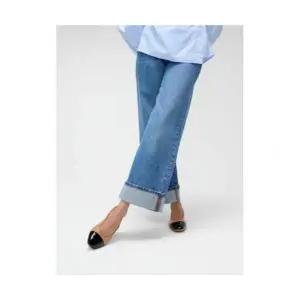 핏플랍 여성 캡 토 레더 발레리나 플랫슈즈 - 카멜블랙 FT59K2M07C 989172