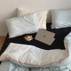 알러쉴드 비비 스트라이프 차렵이불 3colors