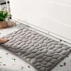 메모리폼 미끄럼방지 욕실 발매트 발판 화장실