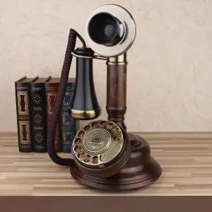 옛날전화기 다이얼 빈티지 골동품 복고 엔틱