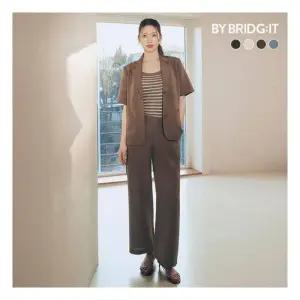 바이브리짓 26SS 링클프리 썸머 셋업 4종자켓슬리브리스하프팬츠롱팬츠