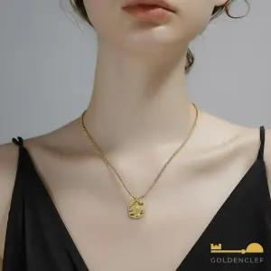 (골든클레프) 18K 새틴 터틀 목걸이