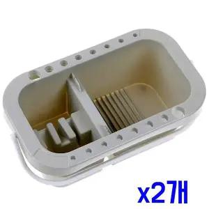 [셀러에이드]TBZ 다기능 브러쉬 세척 붓홀더 물통 x2개 어린이물통