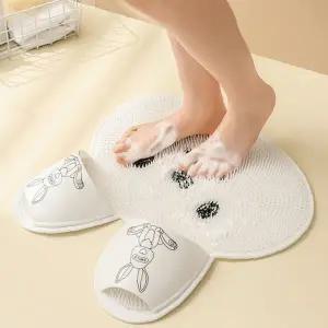 욕실 발 각질 제거 브러시 매트 뒷꿈치 발바닥 각질 관리 샤워 풋케어 발매트