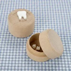 원목 유치 보관함 어린이 첫니 기념 치아 보관 케이스 2종 가정용