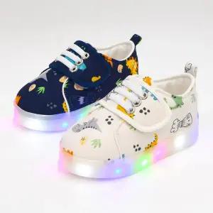 공룡 국산 아동 키즈 등원 발광 다이노 남아 LED 운동화