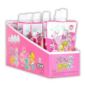 뽀로로 NHG053E3 아연면역음료 100ml x 10개 딸기맛