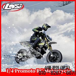 로시 프로모토 SM FXR RTR 1/4 시뮬레이션 전동 무선 조종 오토바이 모델카 이상적인 장난감 RC LOS 2310