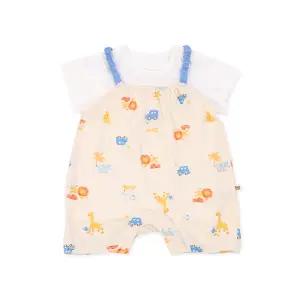 [롯데백화점]오가닉맘 애니트립반소오버올세트 MLMPQE06