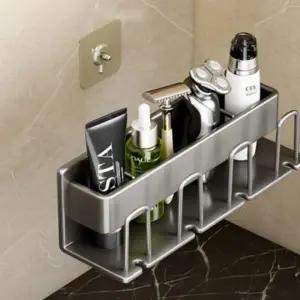 칫솔꽂이 양치컵 면도기 거치대 욕실 정리 세트 3구