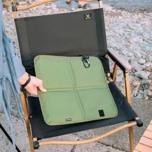 히트쉘 휴대용 방석 1인용 등산 캠핑 야외 접이식 방수 카라비너