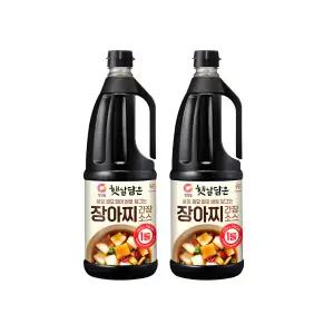 청정원 장아찌 간장 소스 1.7L x 2개