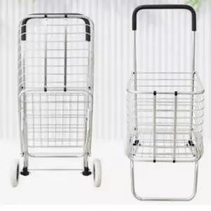 ( )다용도 시장 바구니 캐리어 접이식 쇼핑 핸드 카트