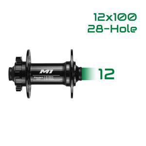 M1 자전거 허브 노이지 MTB 그래블 로드 바이크용 디스크 브레이크 12/15mm×100/142mm 28 36홀 HG 스플라