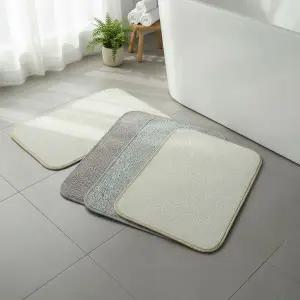 도톰한 욕실 사각 발매트 80x50 현관 주방 거실 카페트 미끄럼방지