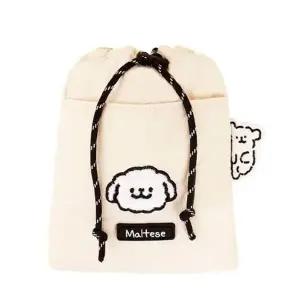 (색상 베이지)몰티즈 미니 크로스백 데일리 핸드폰 다용도 가방