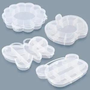 다목적 칸칸 수납 정리함 수납함 소품 액세서리 비즈 수납 사무용품 서리 대 정리 소품 보관함 투명케이스