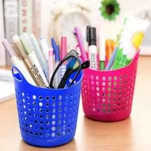 책상 수납 바구니 물병홀더 텀블러스트랩 수납함 사무용품보관함