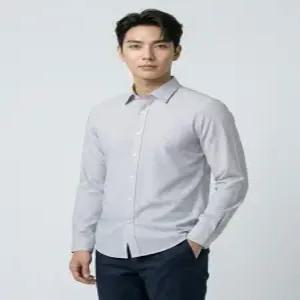 [오스틴리드][SLIM FIT] 네이비 스트라이프 드레스 셔츠_A2DL1953