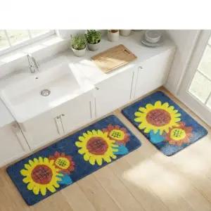 해바라기 발매트 현관 욕실 주방 거실 침실 싱크 화장실 매트 러그 인테리어 미끄럼방지